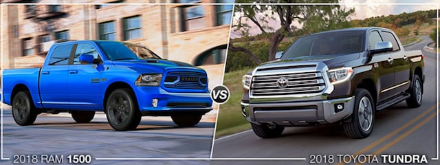 2018 RAM 1500 vs Toyota Tundra | Tom Ahl Chrysler Dodge Jeep Ram