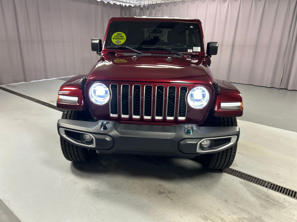 Used 2021 Jeep Wrangler Unlimited Sahara 4XE with VIN 1C4JJXP6XMW642703 for sale in Lima, OH