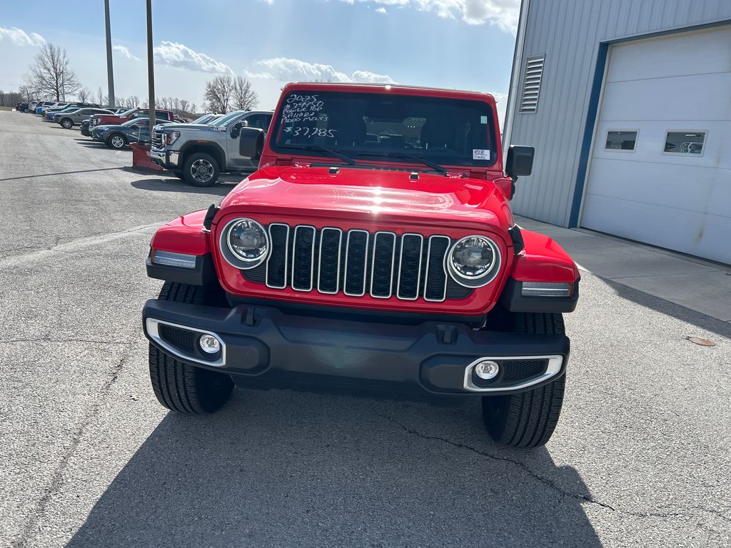 Used 2025 Jeep Wrangler 4xe Sahara 4XE with VIN 1C4RJXP64SW600088 for sale in Lima, OH