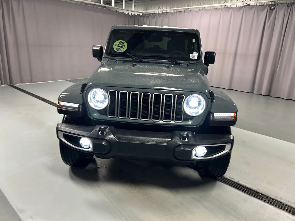 Used 2025 Jeep Wrangler 4xe Sahara 4XE with VIN 1C4RJXP65SW599517 for sale in Lima, OH