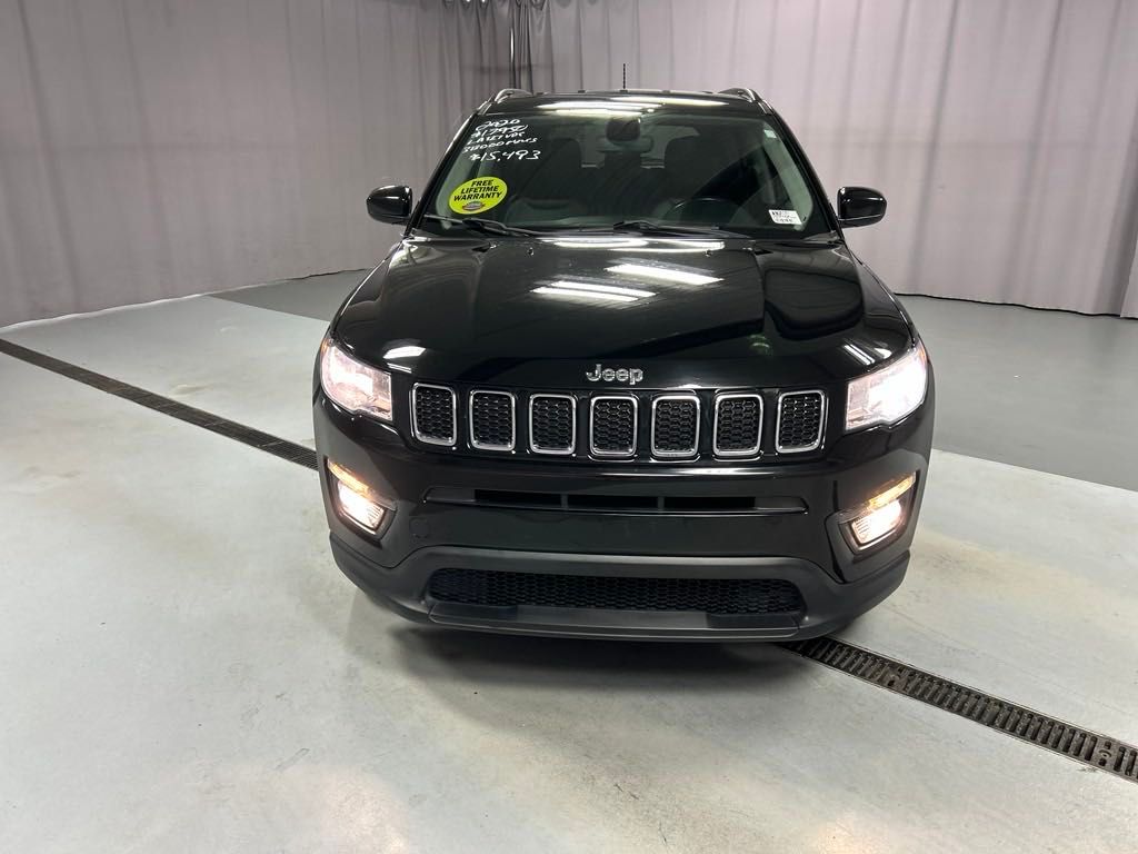 Used 2020 Jeep Compass Latitude with VIN 3C4NJCBB7LT141528 for sale in Lima, OH