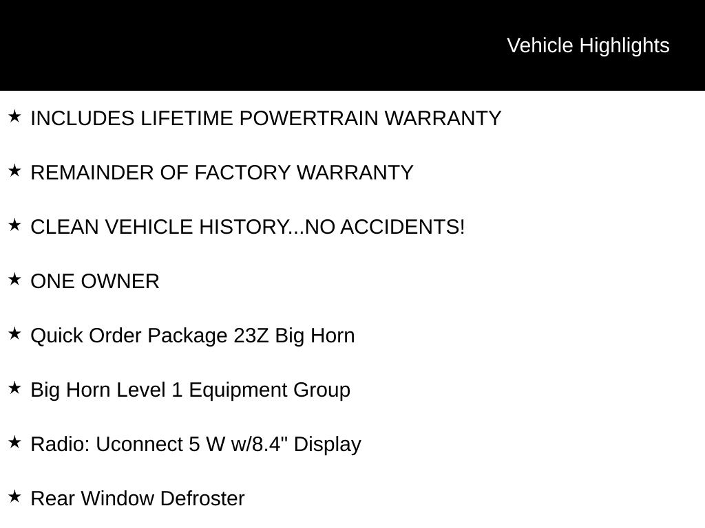 2025 RAM 1500 Big Horn/Lone Star 4x4 Crew Cab 5'7's photo