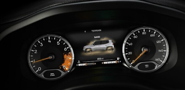 2017 Jeep Renegade information cluster