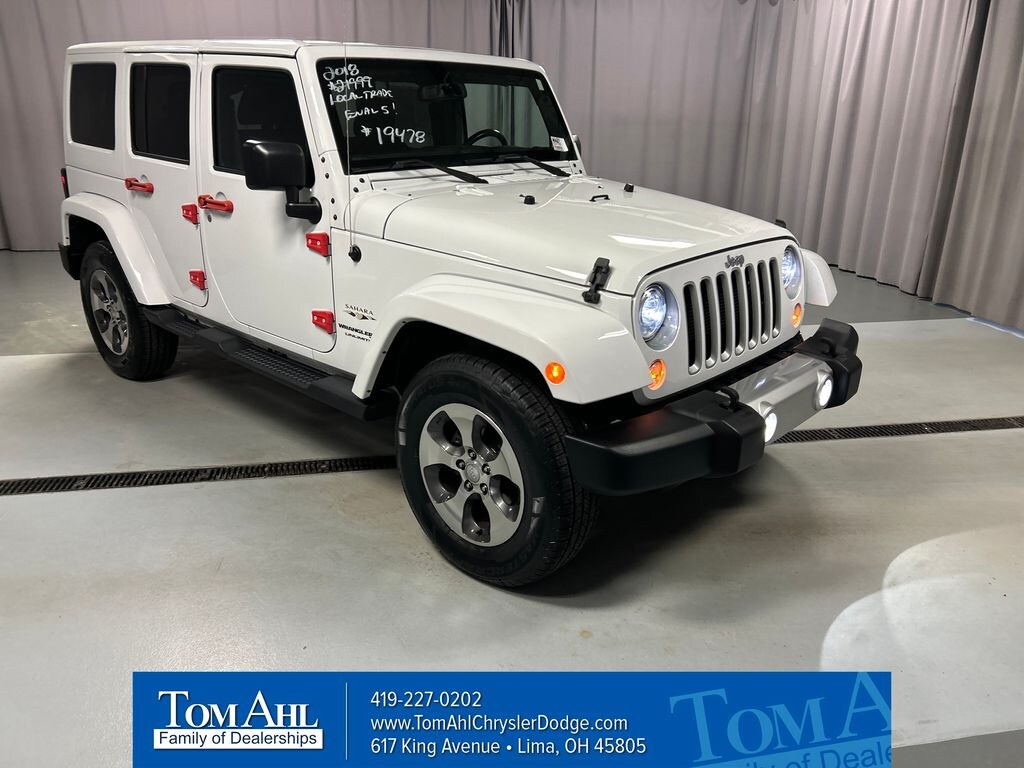 Used 2018 Jeep Wrangler JK Unlimited Sahara 4x4 SUV
