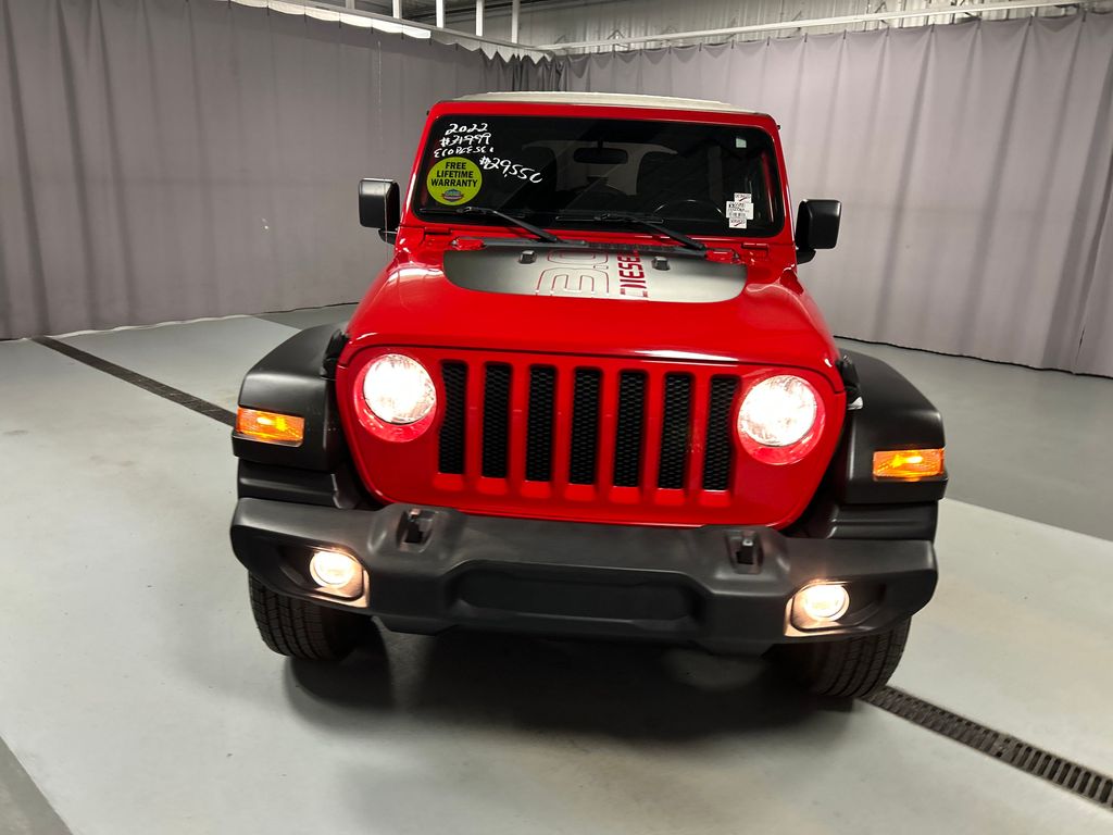 Used 2022 Jeep Wrangler Unlimited Sport S with VIN 1C4HJXDM9NW143832 for sale in Lima, OH