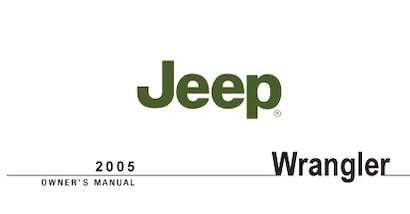 2024 Jeep Wrangler Owner Operator User Manual – DIY Repair Manuals