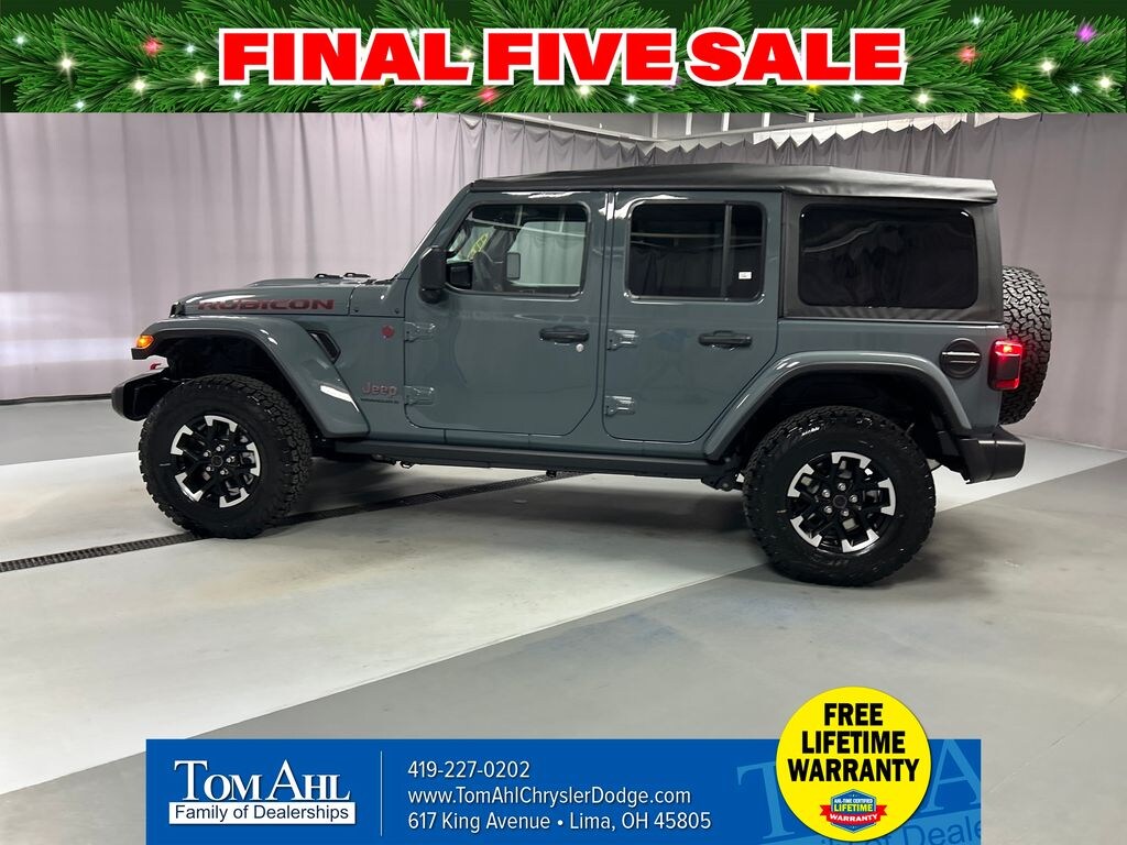 New 2026 Jeep Wrangler 4-DOOR RUBICON Sport Utility