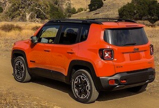 Exterior of the 2016 Jeep Renegade