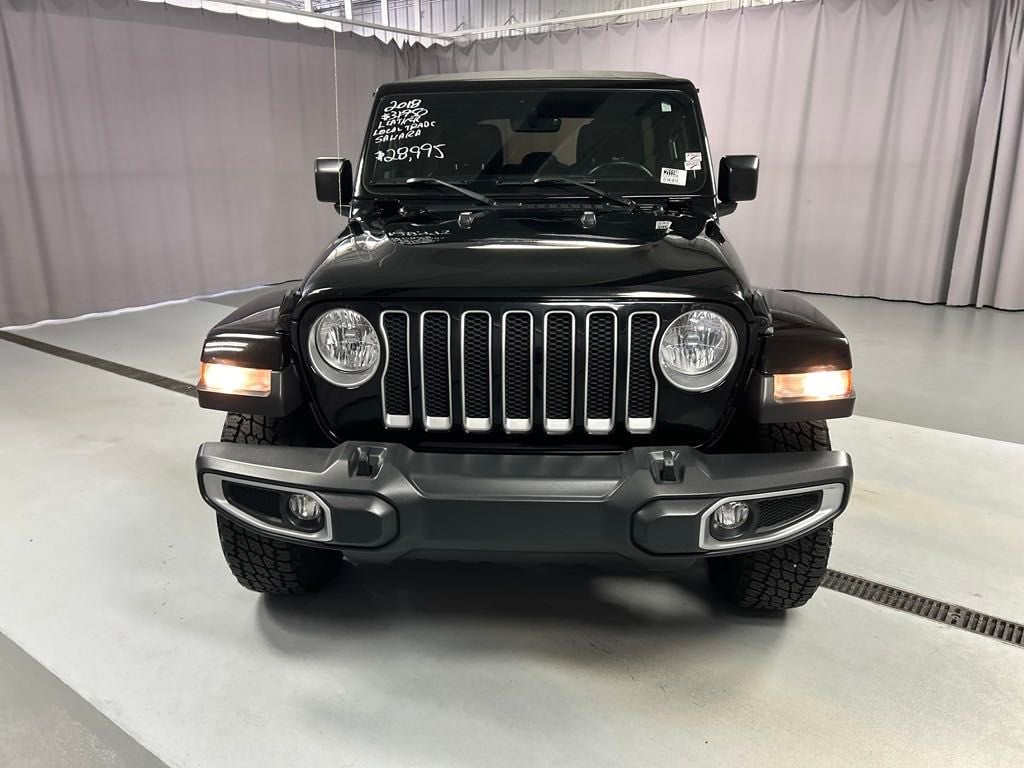 Used 2018 Jeep All-New Wrangler Unlimited Sahara with VIN 1C4HJXEG8JW226378 for sale in Lima, OH