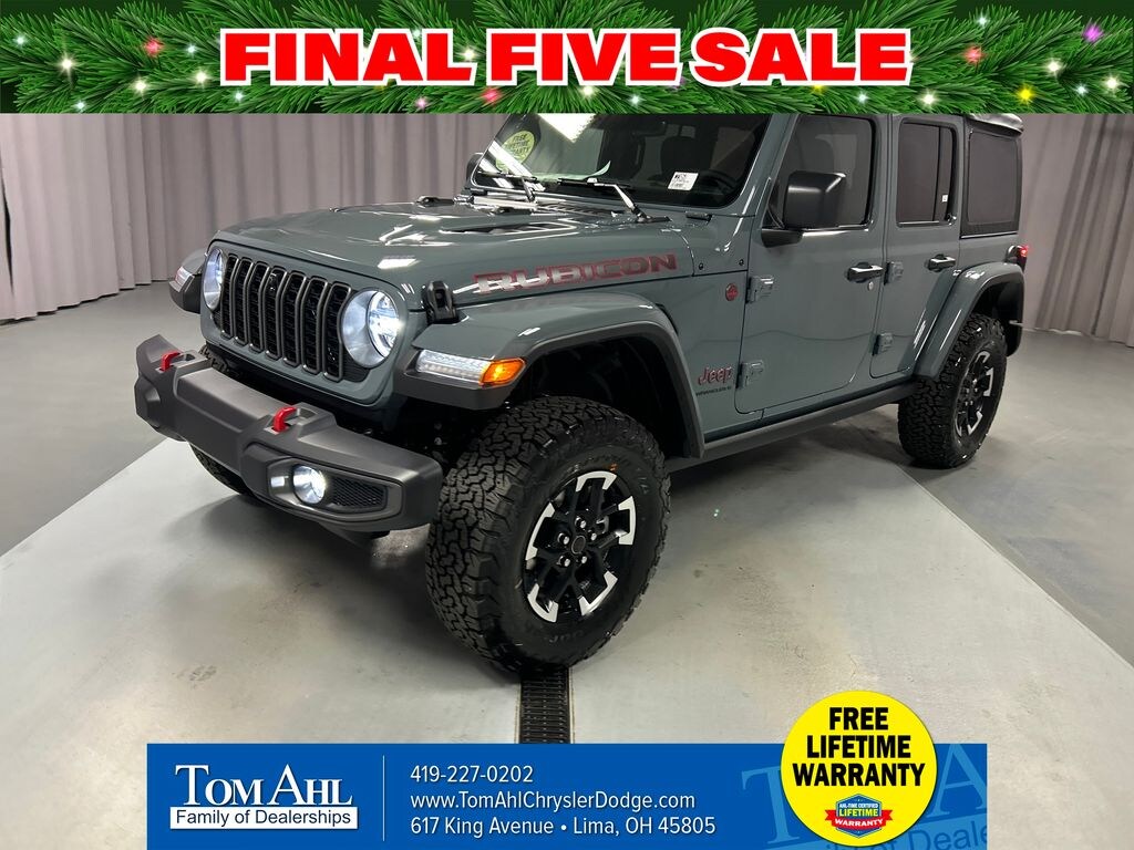 New 2026 Jeep Wrangler 4-DOOR RUBICON Sport Utility