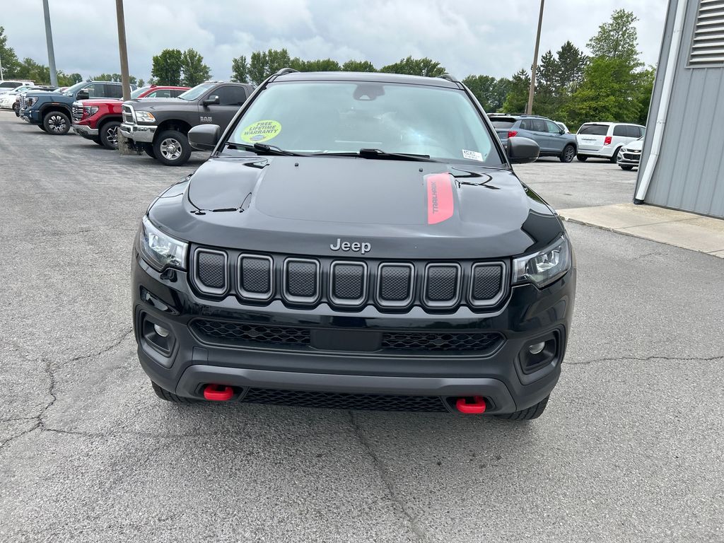 Used 2022 Jeep Compass Trailhawk with VIN 3C4NJDDB3NT102361 for sale in Lima, OH