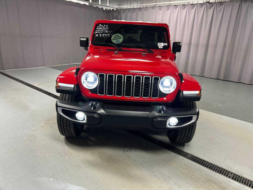 Used 2025 Jeep Wrangler 4xe Sahara 4XE with VIN 1C4RJXP66SW577946 for sale in Lima, OH