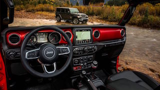 2018 Jeep Wrangler dashboard