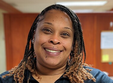 Staff member Sharonica Horrison from ID_d6efe7