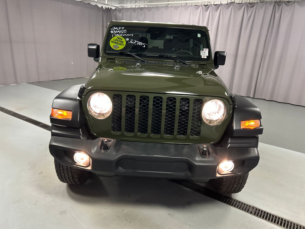 Used 2024 Jeep Wrangler 2-Door Sport S with VIN 1C4PJXAN3RW123283 for sale in Lima, OH