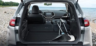 2017 Jeep Cherokee cargo space