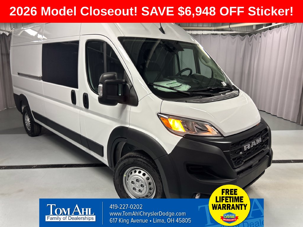 2026 RAM ProMaster Cargo Van Tradesman
