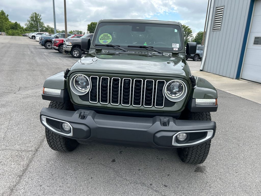 Used 2024 Jeep Wrangler 4-Door Sahara with VIN 1C4PJXEN4RW173409 for sale in Lima, OH