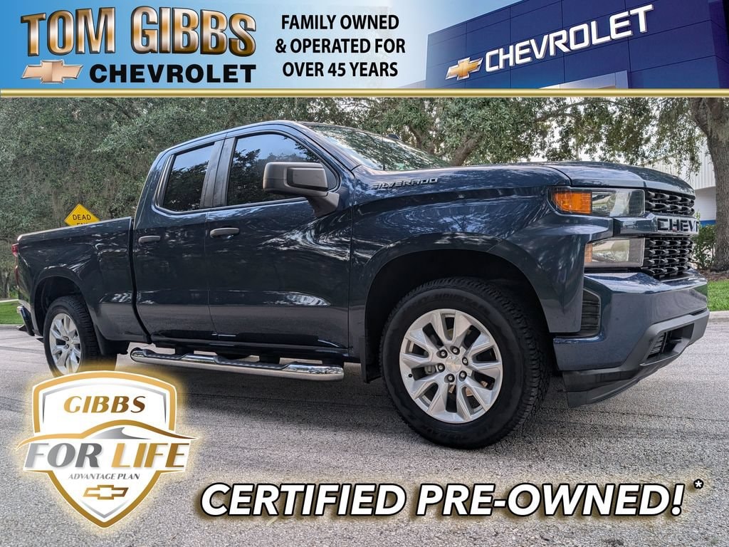 Used 2022 Chevrolet Silverado 1500 LTD Custom Truck Double Cab