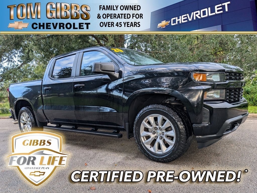 Used 2020 Chevrolet Silverado 1500 Custom Truck Crew Cab