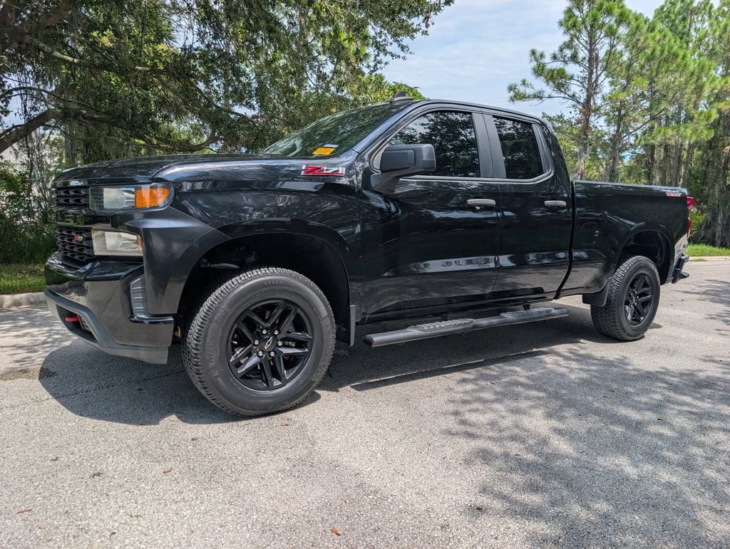 Used 2019 Chevrolet Silverado 1500 Custom Trail Boss Truck Double Cab
