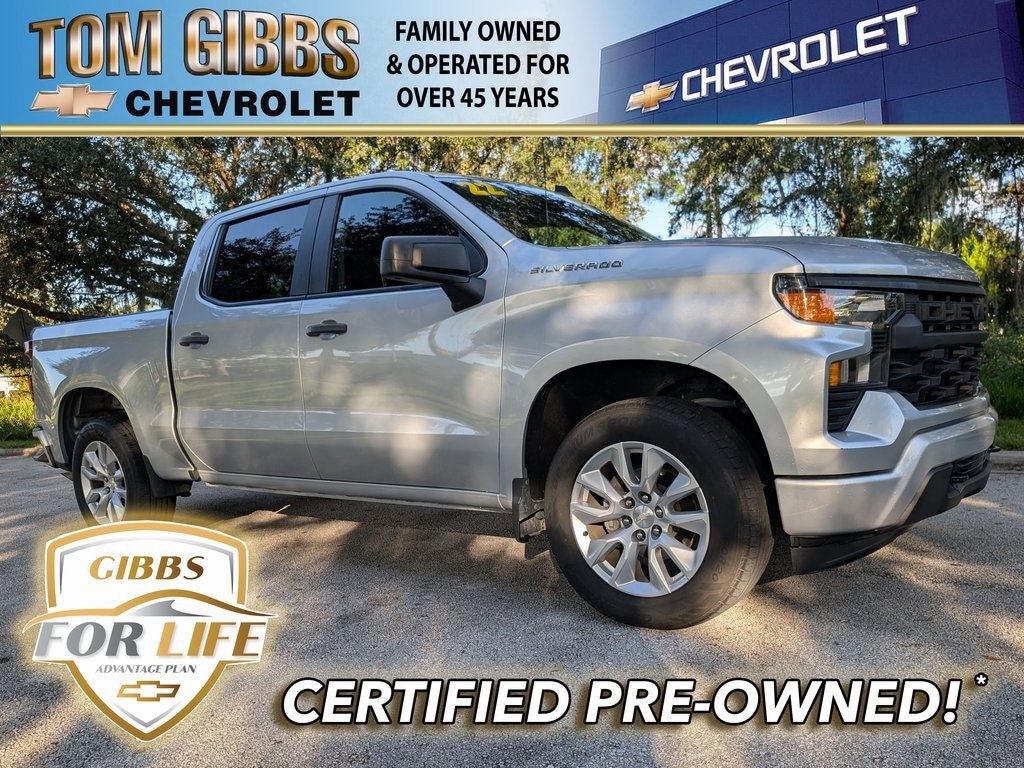 Used 2022 Chevrolet Silverado 1500 Custom Truck Crew Cab