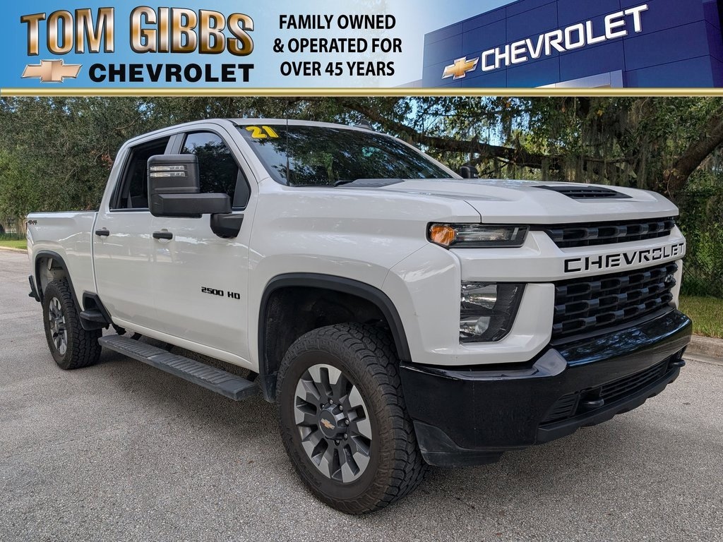 Used 2021 Chevrolet Silverado 2500 HD Custom Truck Crew Cab