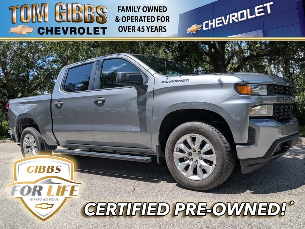 Used 2022 Chevrolet Silverado 1500 LTD Custom Truck Crew Cab