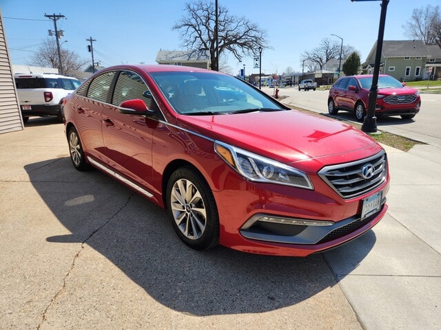 Used 2017 Hyundai Sonata Sport with VIN 5NPE34AFXHH558377 for sale in Lake City, Minnesota