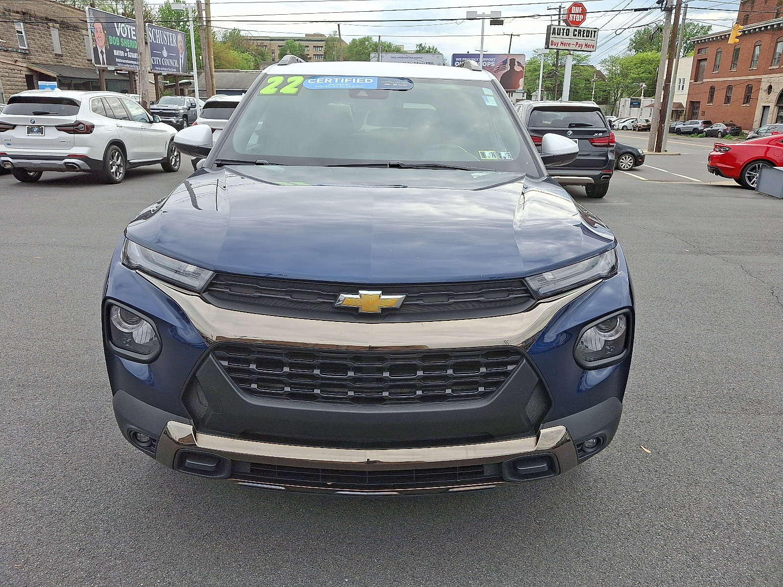 Certified 2022 Chevrolet Trailblazer Activ with VIN KL79MSSL5NB132596 for sale in Scranton, PA
