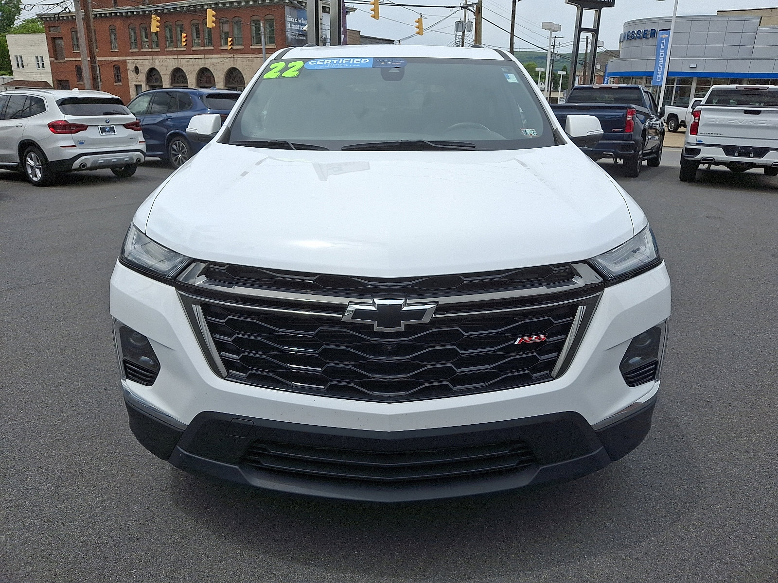 Certified 2022 Chevrolet Traverse RS with VIN 1GNEVJKW1NJ135088 for sale in Scranton, PA