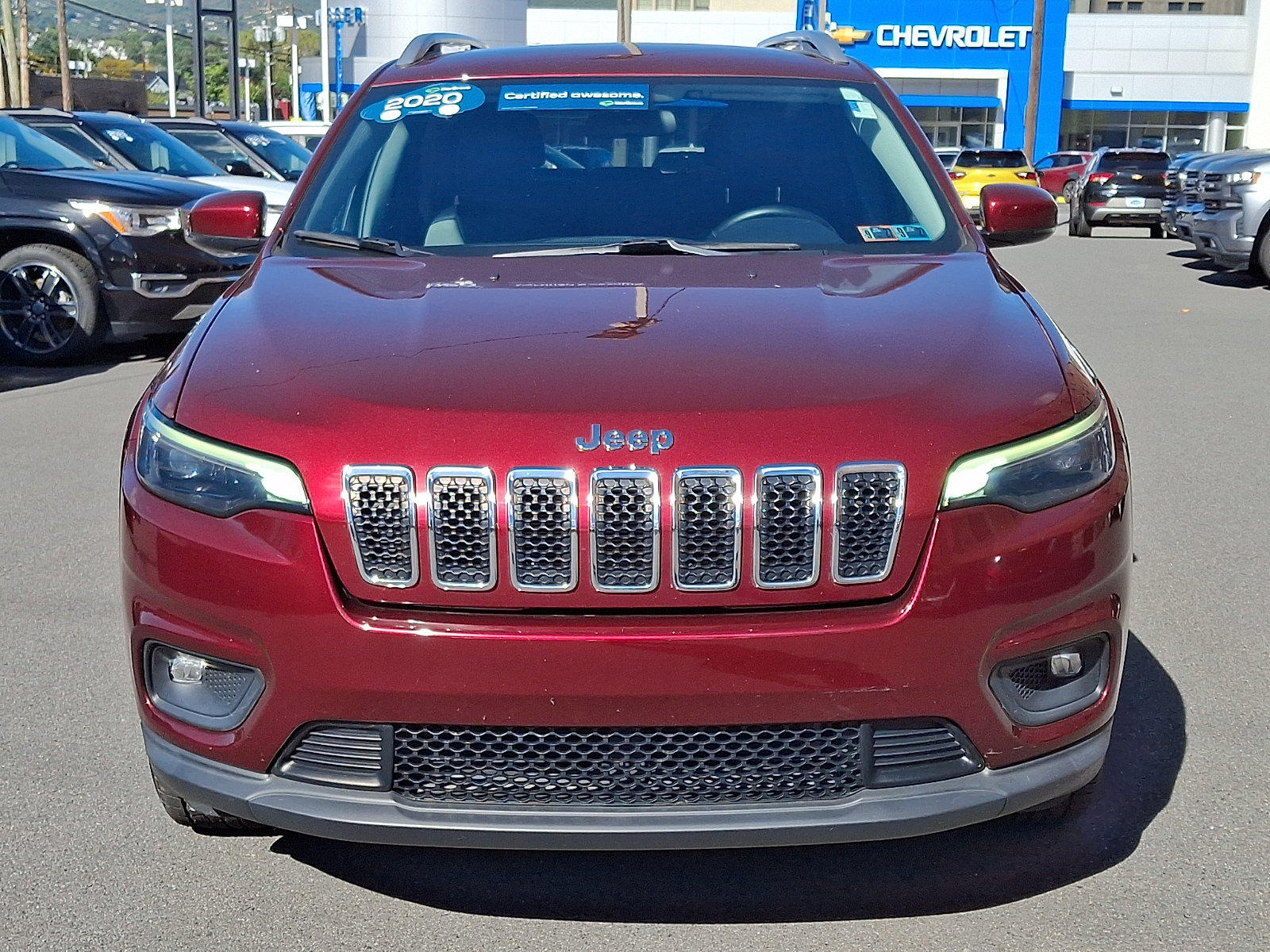 Used 2020 Jeep Cherokee Latitude Plus with VIN 1C4PJMLB8LD526440 for sale in Scranton, PA
