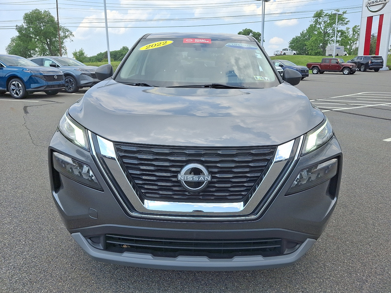 Certified 2022 Nissan Rogue S with VIN 5N1BT3AB4NC717360 for sale in Dunmore, PA