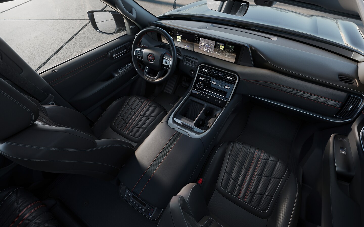  Family riding in vehicle