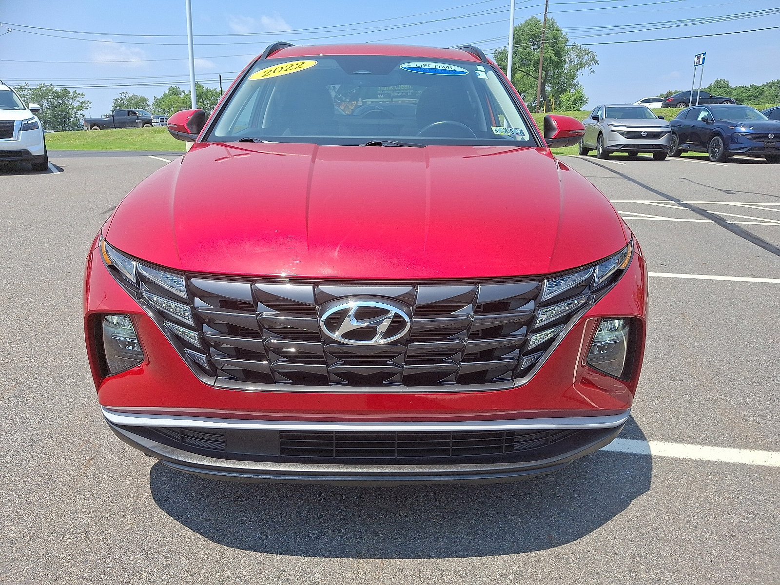 Used 2022 Hyundai Tucson SEL with VIN 5NMJFCAE9NH030975 for sale in Dunmore, PA