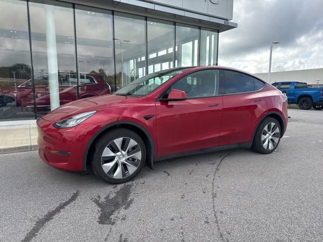 Used 2023 Tesla Model Y Long Range with VIN 7SAYGAEE1PF584285 for sale in Fort Wayne, IN