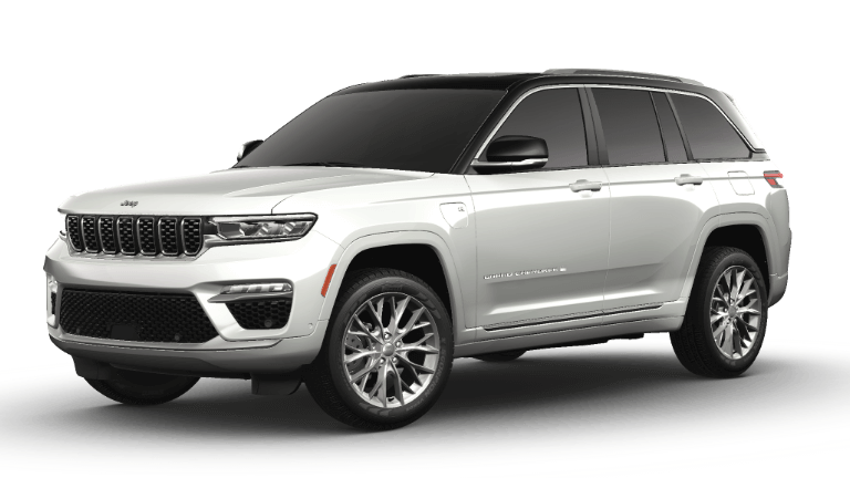 2025 Jeep Grand Cherokee 4xe Summit 4xe Exterior - Bright White And Black