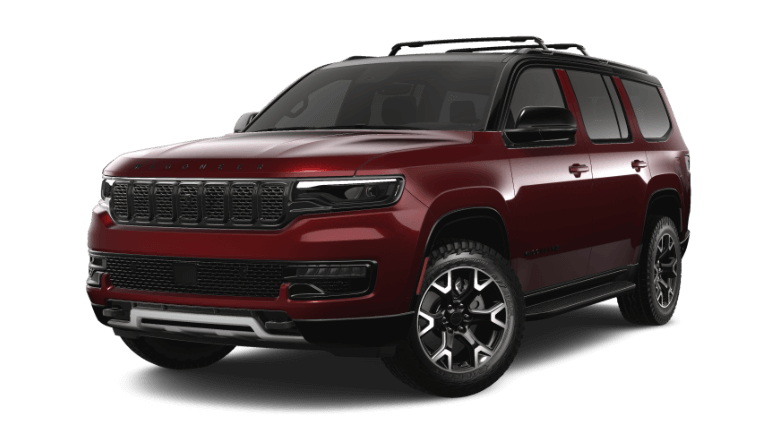 2025 Wagoneer Overland Exterior - Velvet Red Pearl And Black