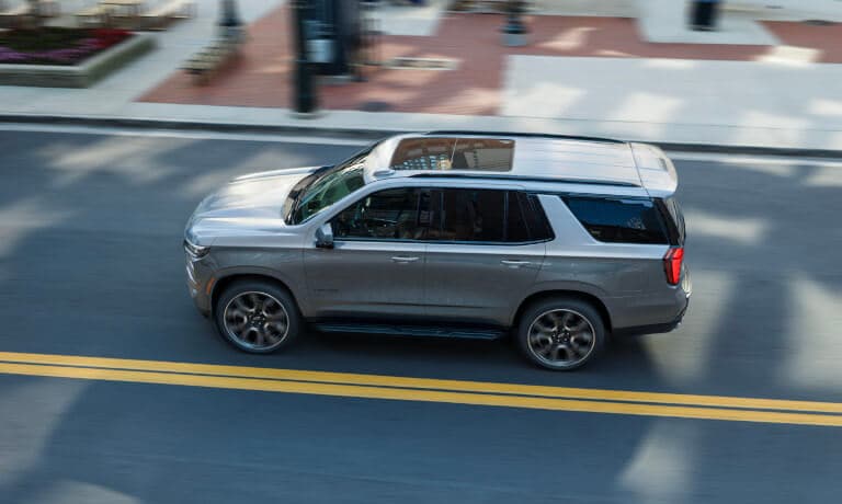 2025 Chevy Tahoe driving on highway