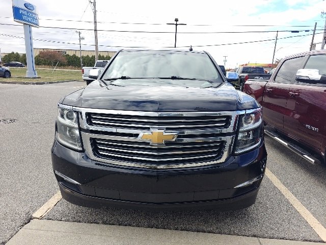 Used 2015 Chevrolet Tahoe LTZ with VIN 1GNSKCKC0FR646761 for sale in Decatur, IN