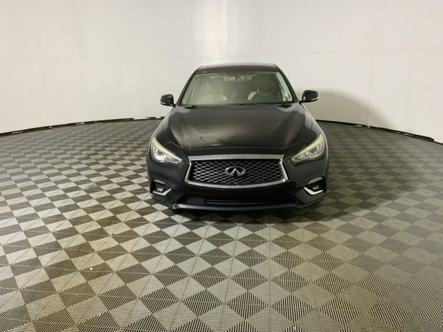 Used 2019 INFINITI Q50 LUXE with VIN JN1EV7AR6KM550640 for sale in Decatur, IN