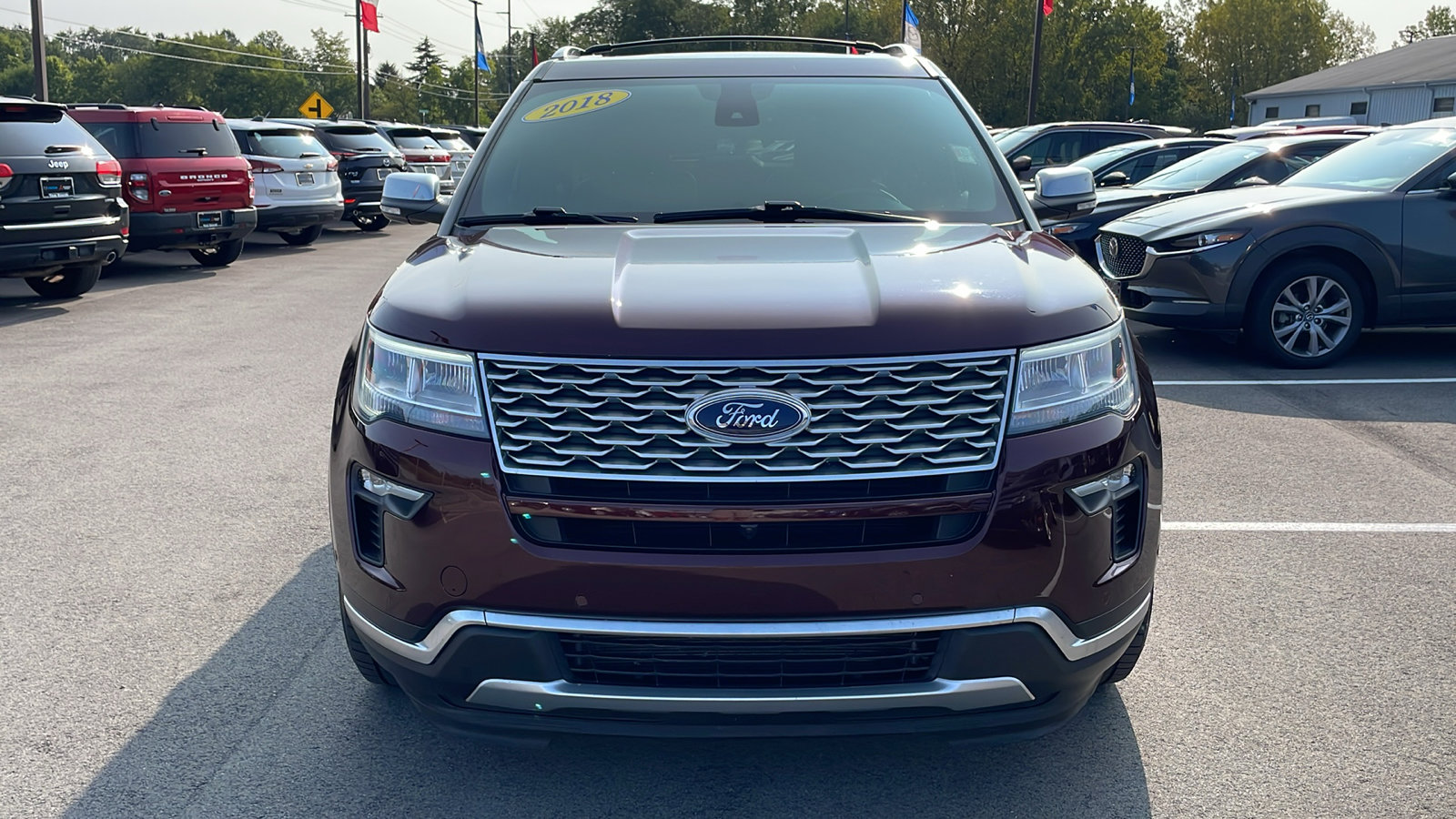 Used 2018 Ford Explorer Platinum with VIN 1FM5K8HT6JGA53593 for sale in Westfield, IN