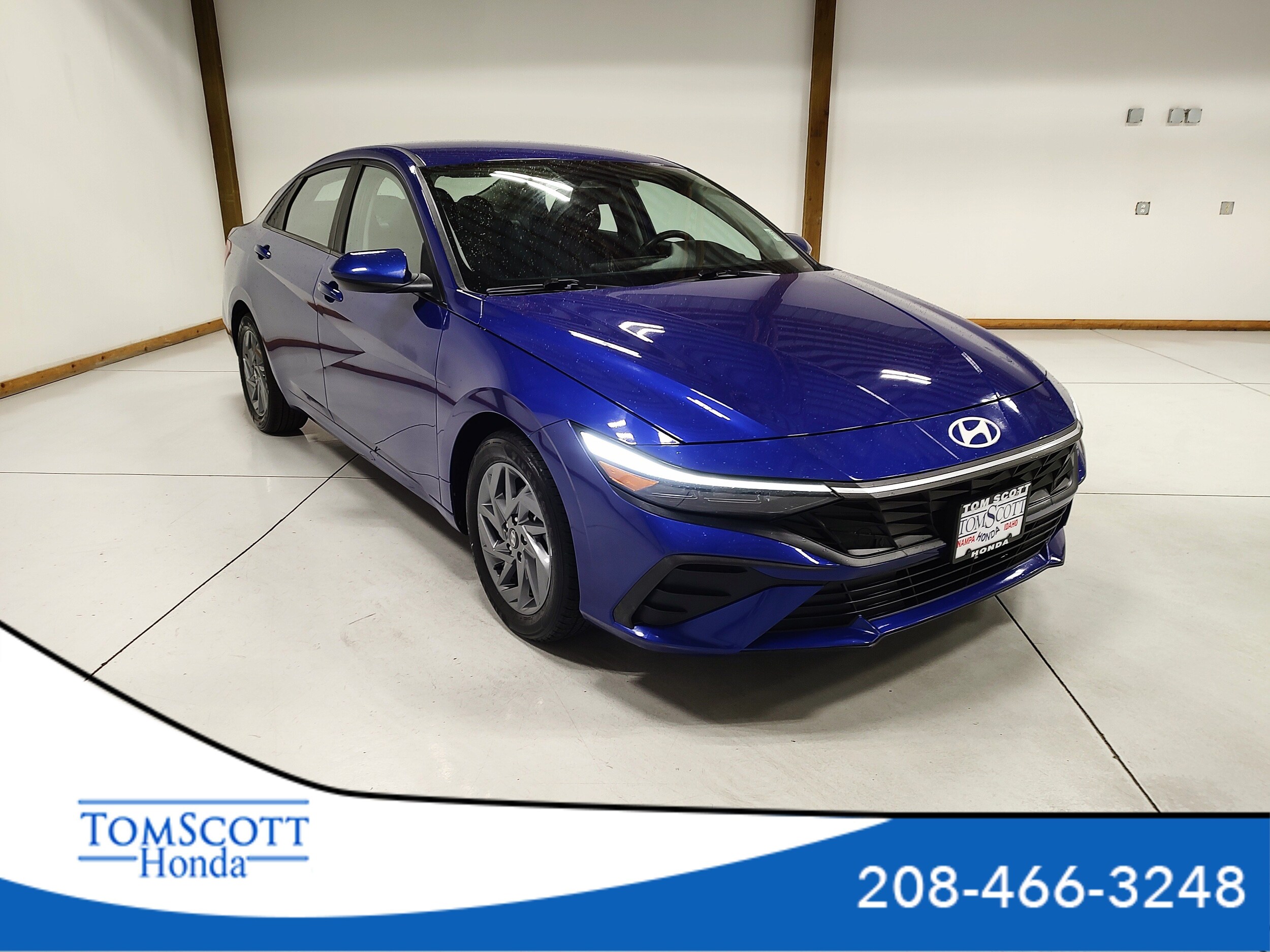 Intense Blue 2024 Hyundai Elantra Sedan Front-Wheel Drive Continuously Variable Transmission
