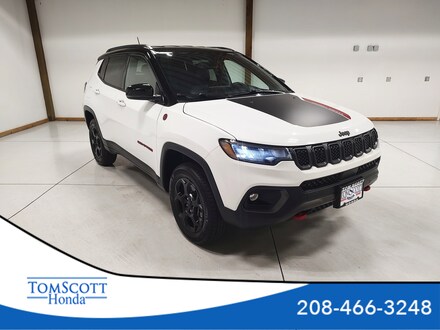 Featured pre-owned 2023 Jeep Compass Trailhawk SUV for sale in Nampa, ID