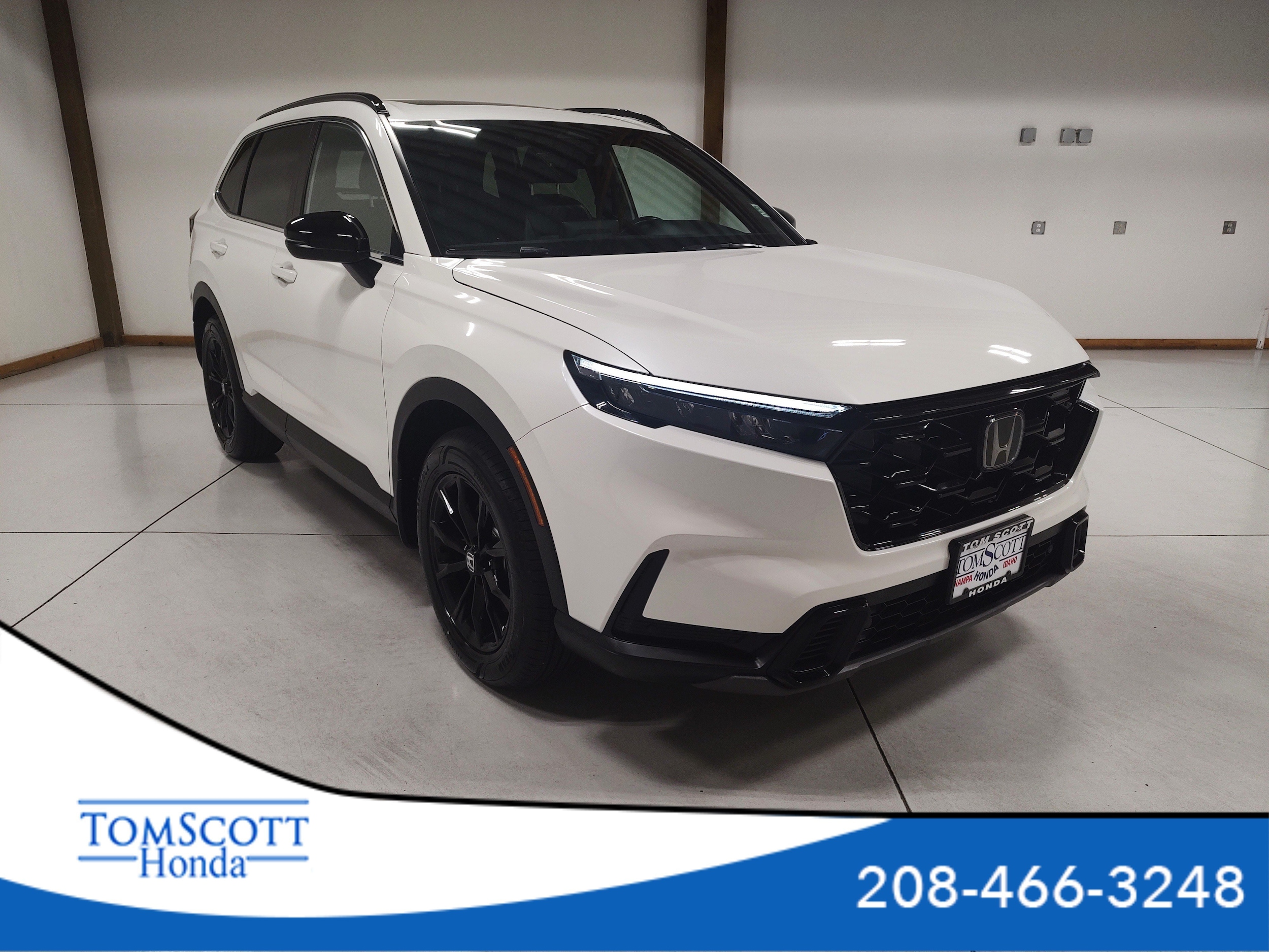 Platinum White Pearl 2024 Honda CR-V Hybrid SUV / Crossover All-Wheel Drive Continuously Variable Transmission