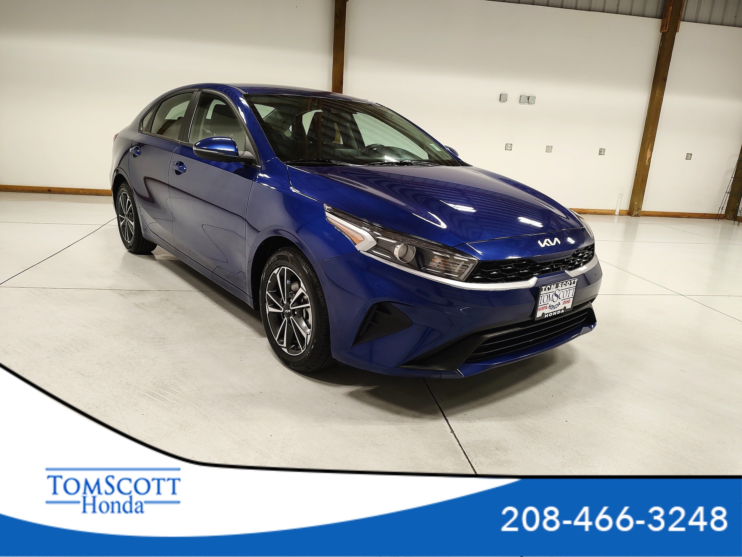 Deep Sea Blue 2024 Kia Forte LXS FWD Sedan Front-Wheel Drive Continuously Variable Transmission