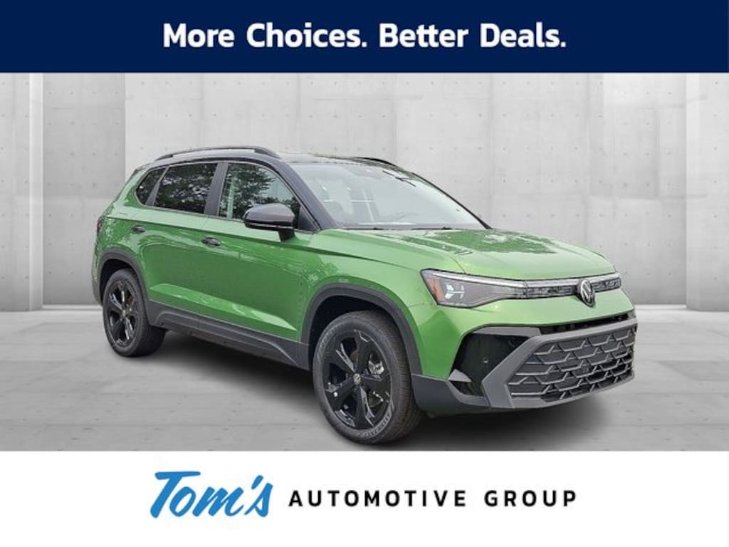New 2026 Volkswagen Taos 1.5T SE Black SUV