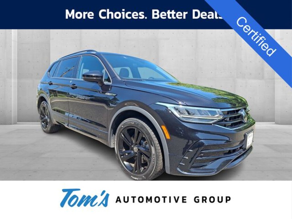 Certified 2023 Volkswagen Tiguan 2.0T SE R-Line Black SUV