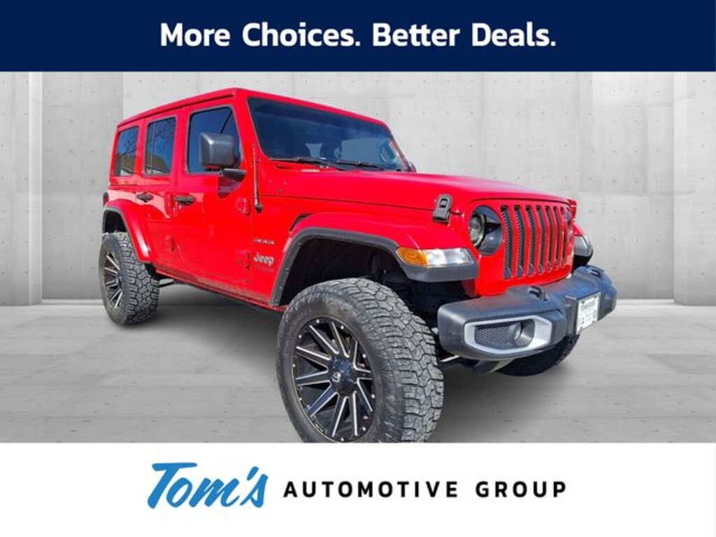 Used 2019 Jeep Wrangler Unlimited Sahara 4x4 SUV