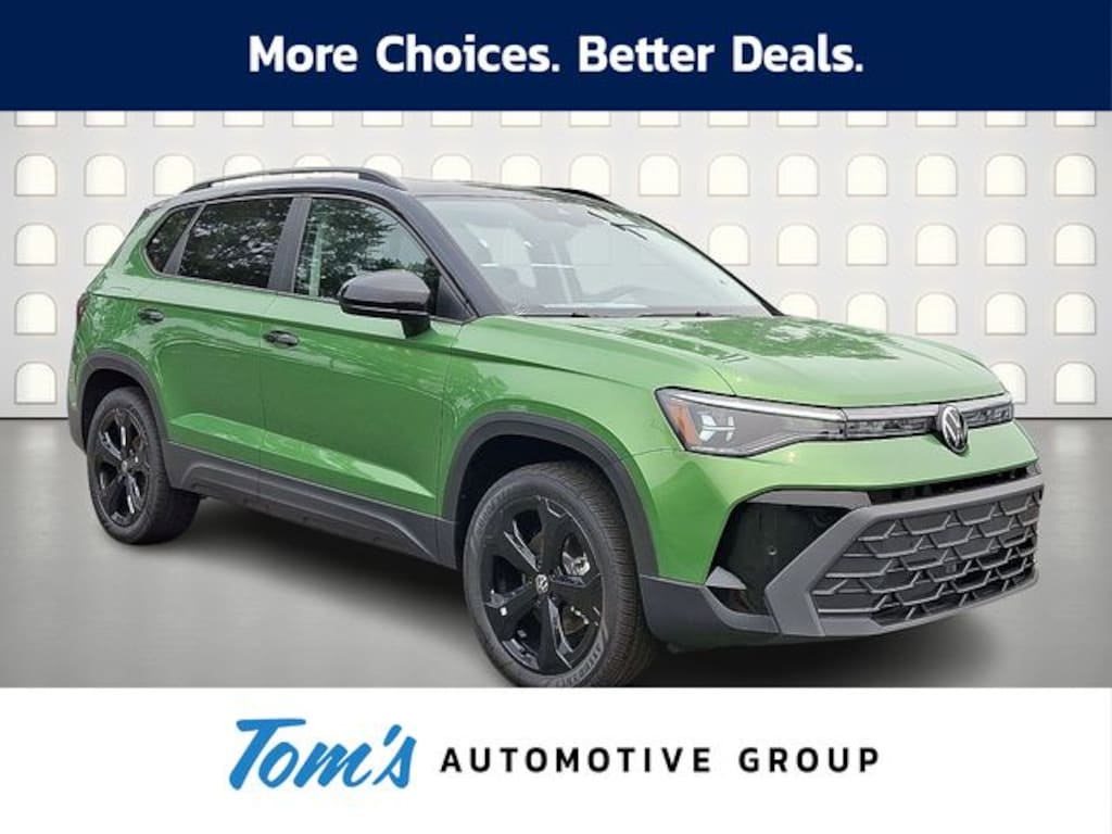 New 2026 Volkswagen Taos 1.5T SE Black SUV